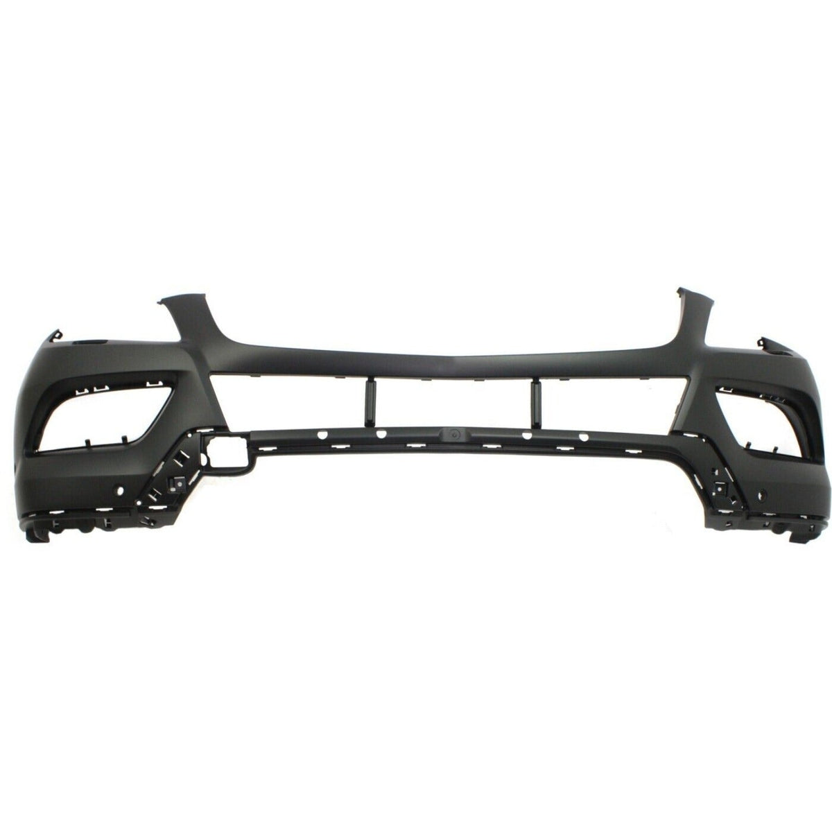 Front Bumper Cover Primed For 2012-2014 Mercedes Benz ML350 Without AMG Styling Pkg With HLW and Parktronic Holes Replacement REPBZ010380P