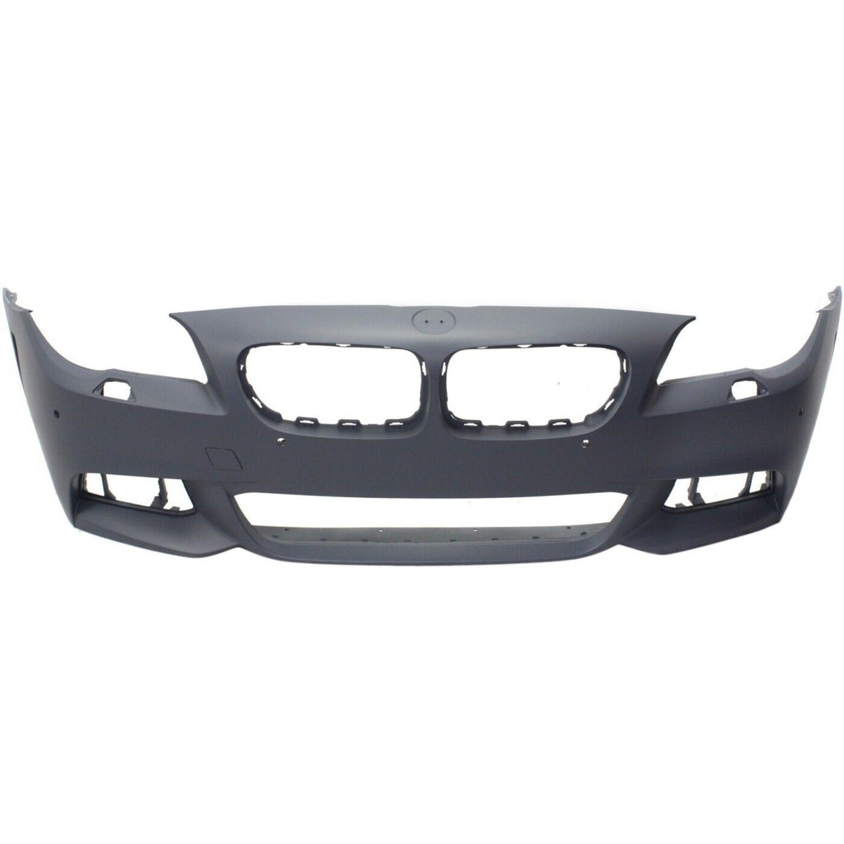 Front Bumper Cover Primed For 2014-2016 BMW 5-Series With M Package | Park Distance Control Sensor and Camera Hole Replacement REPBM010345P