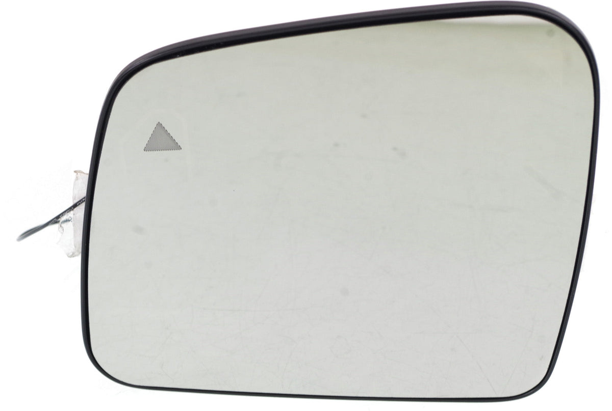 GRAND CHEROKEE 11-22 MIRROR GLASS LH, Heated, w/ Backer Plate and BSD, w/o Turn Signal Light