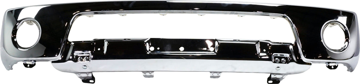 FRONTIER 05-08 FRONT BUMPER, Lower, Chr, Stl, 2-Piece Type Bumper, w/ Off Road Pkg, w/ Fog Lgt Holes