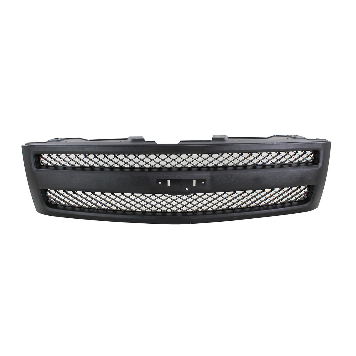 SILVERADO 1500 07-13 GRILLE, Textured Black Shell and Insert, Excludes 2007 Classic
