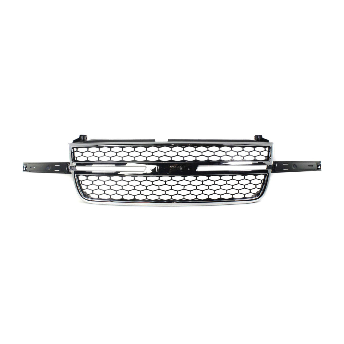 SILVERADO 03-06 GRILLE, Honeycomb, Chrome & Black, w/ Dale Earnhardt Pkg, (AVALANCHE 03-06 w/o Body Cladding), Includes 2007 Classic
