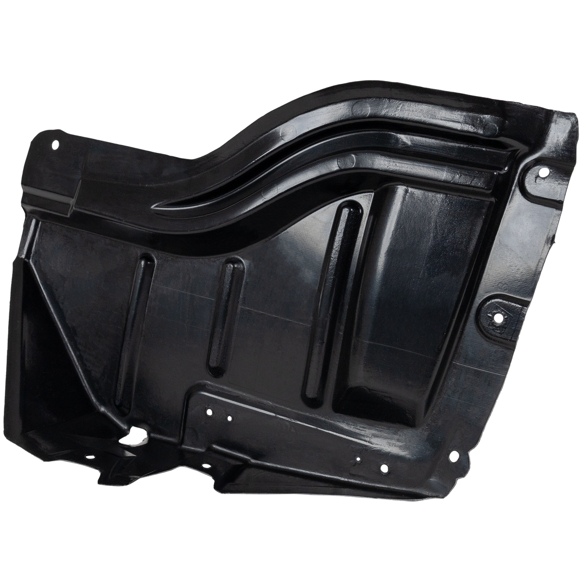 TUNDRA 07-13 FRONT FENDER LINER LH, Front Section, Plastic, Vacuum Form, w/Plastic Bumper Type