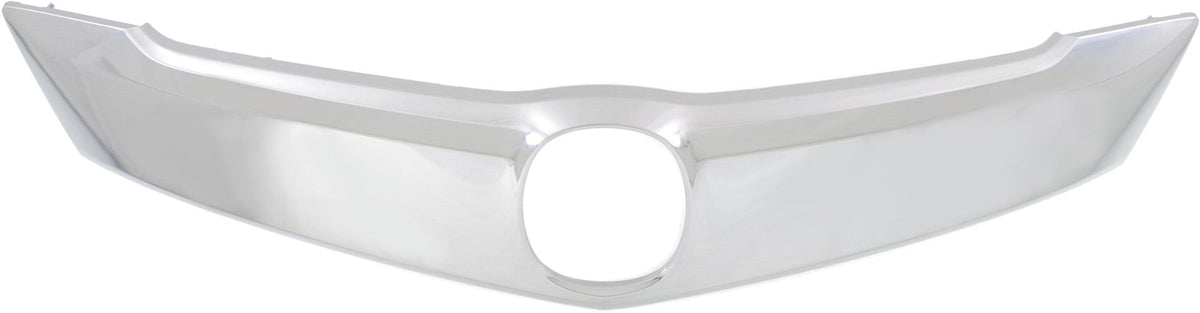 TLX 15-17 GRILLE MOLDING, Upper, ABS, Satin Nickel, w/o Adaptive Cruise Control