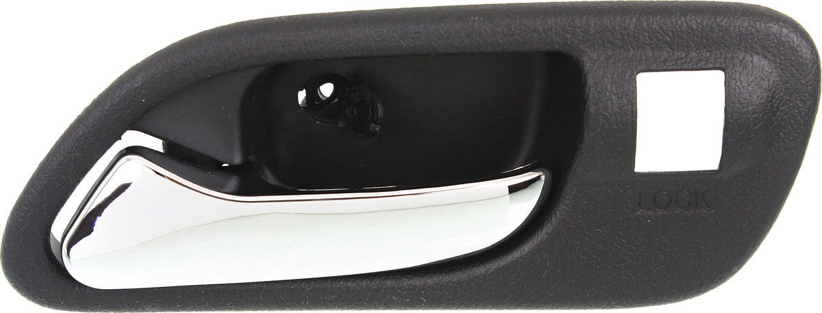 TL 99-03/MDX 01-06 FRONT INTERIOR DOOR HANDLE LH, Chr Lever+Black Housing, Plas, (MDX-w/o Touring Pkg)