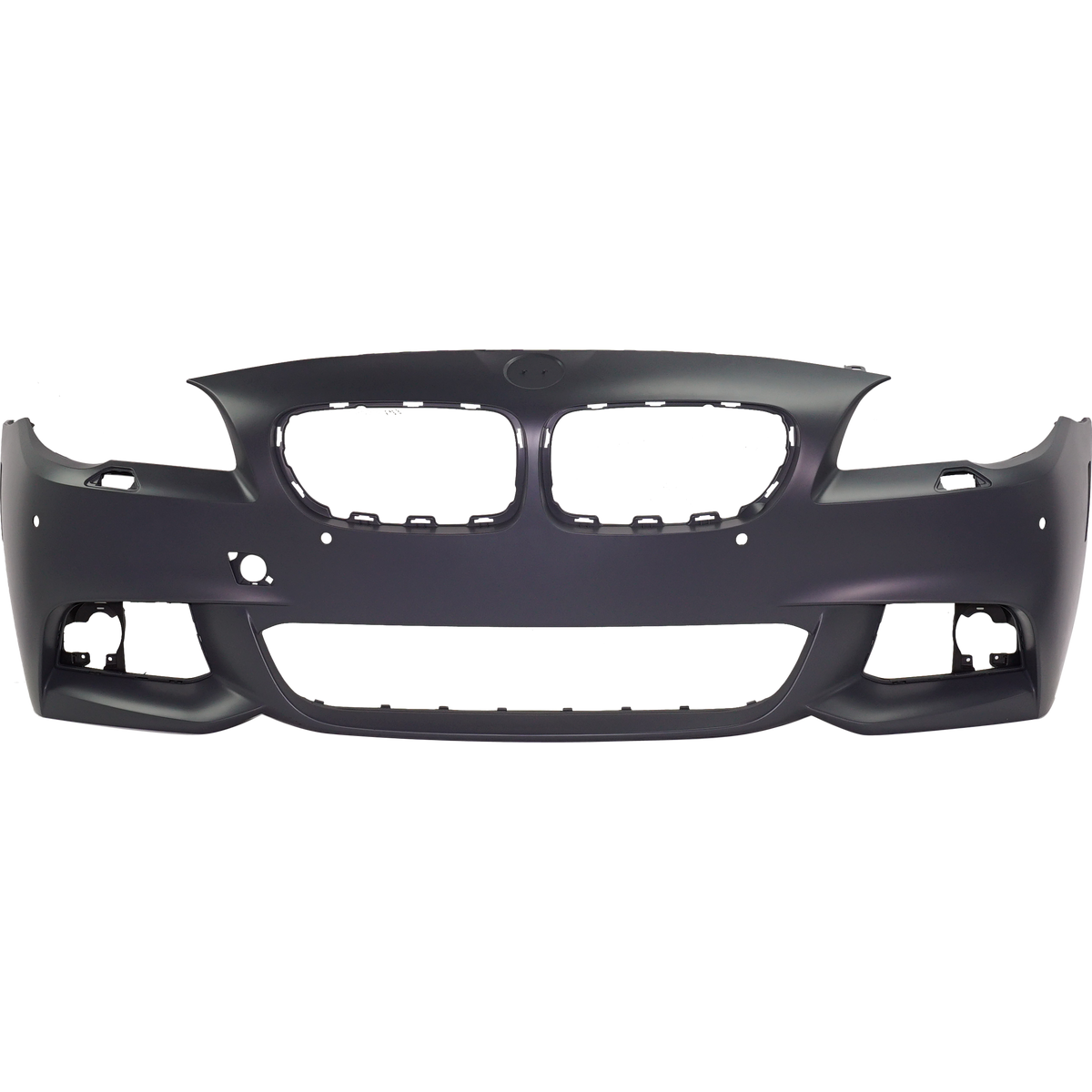 5-SERIES 11-13 FRONT BUMPER COVER, Primed, w/ M Package, w/ Park Distance Control Sensor Holes, w/o Camera Hole, (Exc. Hybrid Model), Sedan