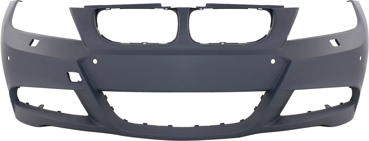 3-SERIES 06-12 FRONT BUMPER COVER, Primed, w/ M Pkg, w/ HLW and PDC Snsr Holes, (Sdn 06-11)/(Wgn 06-12)