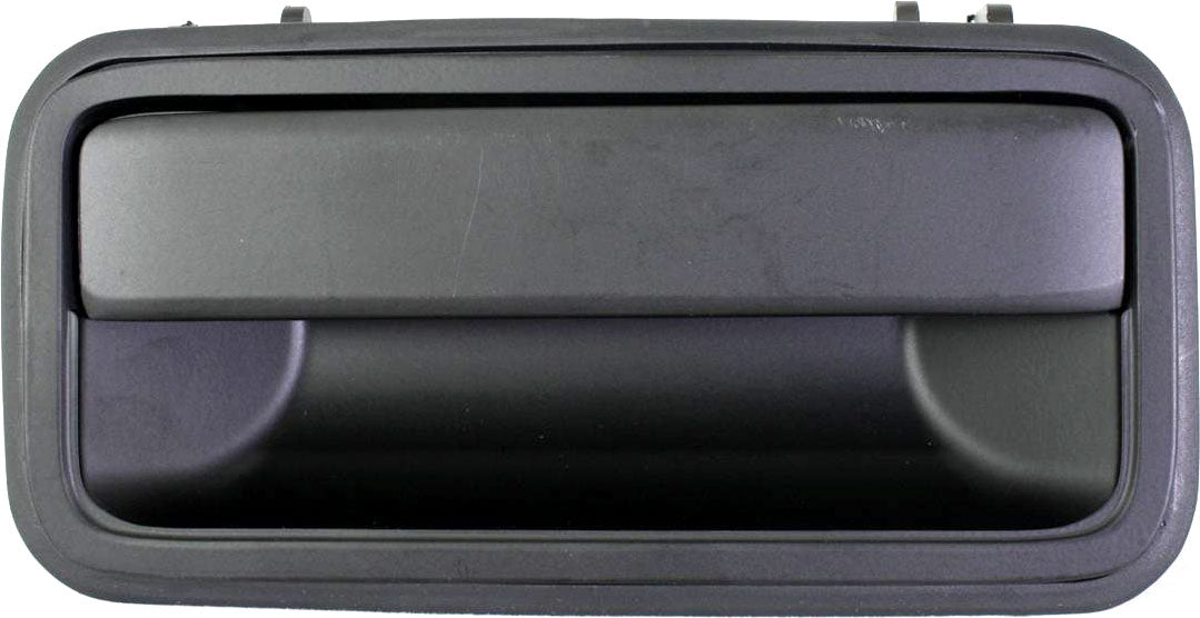 C/K FULL SIZE P/U 92-00 REAR EXTERIOR DOOR HANDLE LH, Shiny Smooth Black (Zinc)