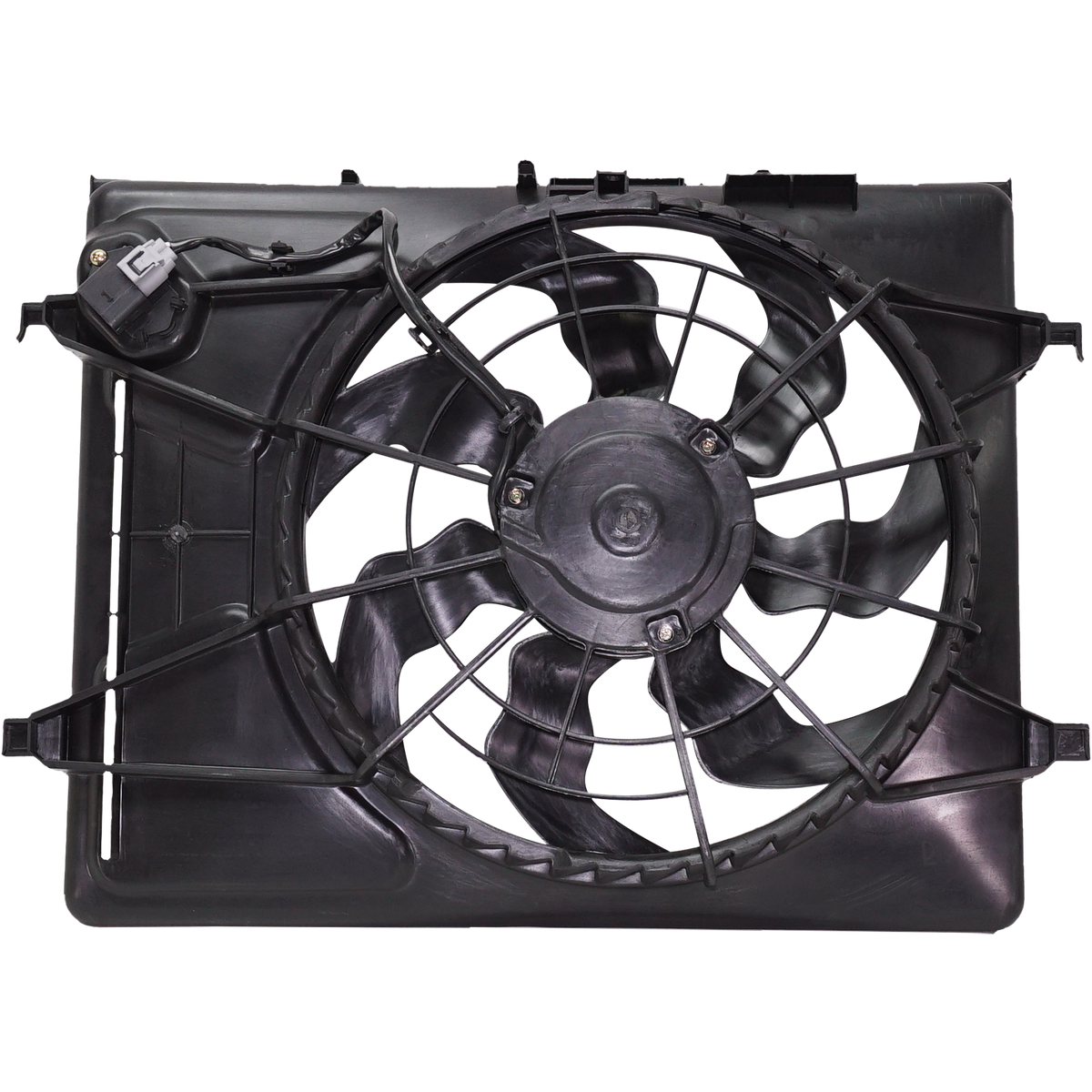 ELANTRA 07-10 RADIATOR FAN ASSEMBLY, Auto Trans, (Hatchback/Sedan/Wagon, 09-12), Includes resistor