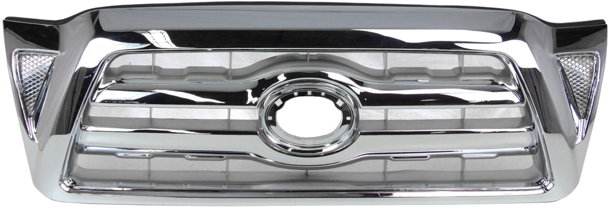 TACOMA 05-08 GRILLE, Mesh Insert, Chrome Shell and Insert, 2WD/4WD