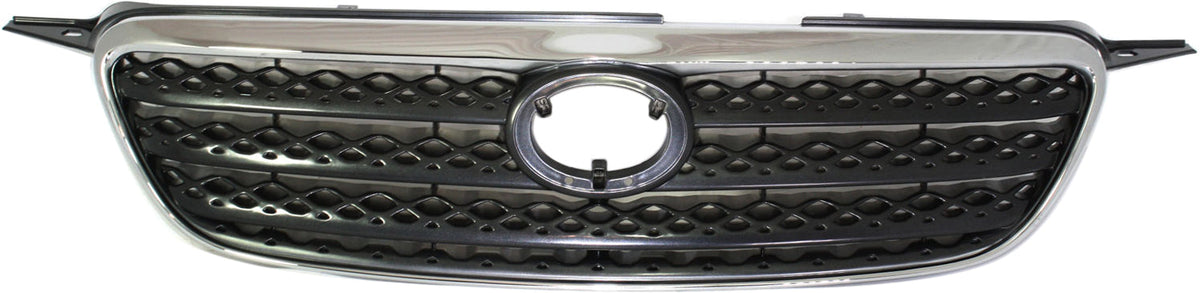 COROLLA 05-08 GRILLE, Chrome Shell/Painted Dark Gray Insert