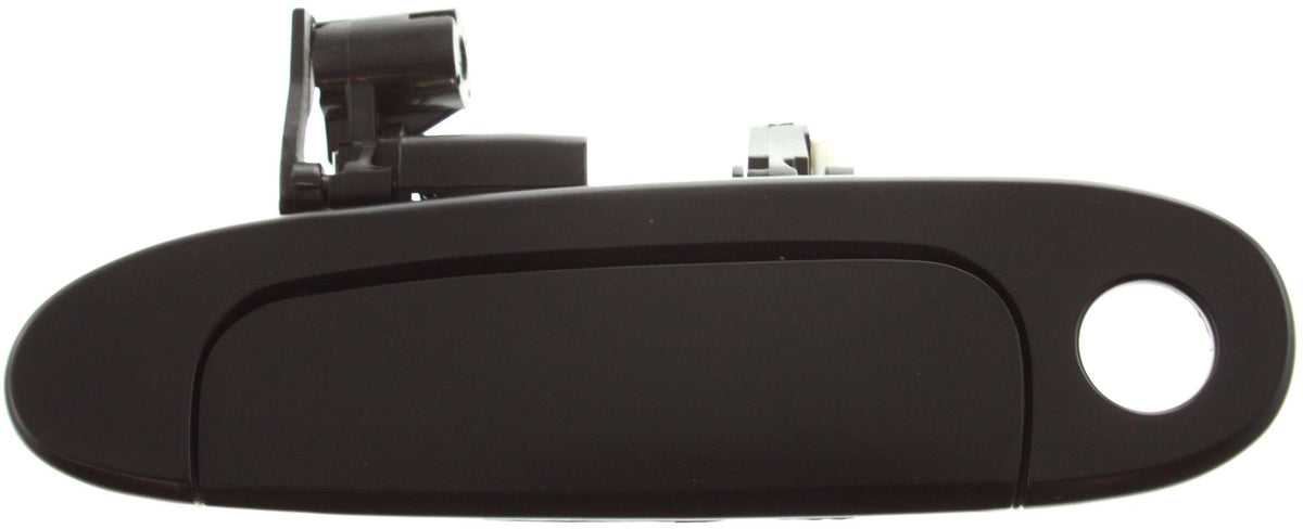 ECHO 00-05 FRONT EXTERIOR DOOR HANDLE LH, Smooth Black, w/ Keyhole