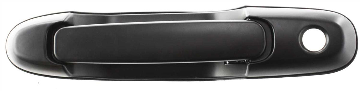 SIENNA 98-03 REAR EXTERIOR DOOR HANDLE RH=LH, Side Sliding Door, Smooth Black, w/ Keyhole, Man Lock