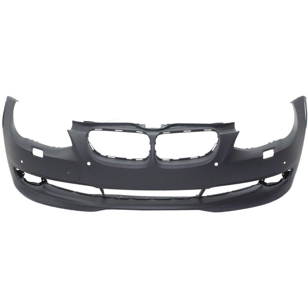 Front Bumper Cover Primed For 2011-2013 BMW 3-Series Without M Package With Park Distance Control Sensor Holes Replacement REPBM010335P