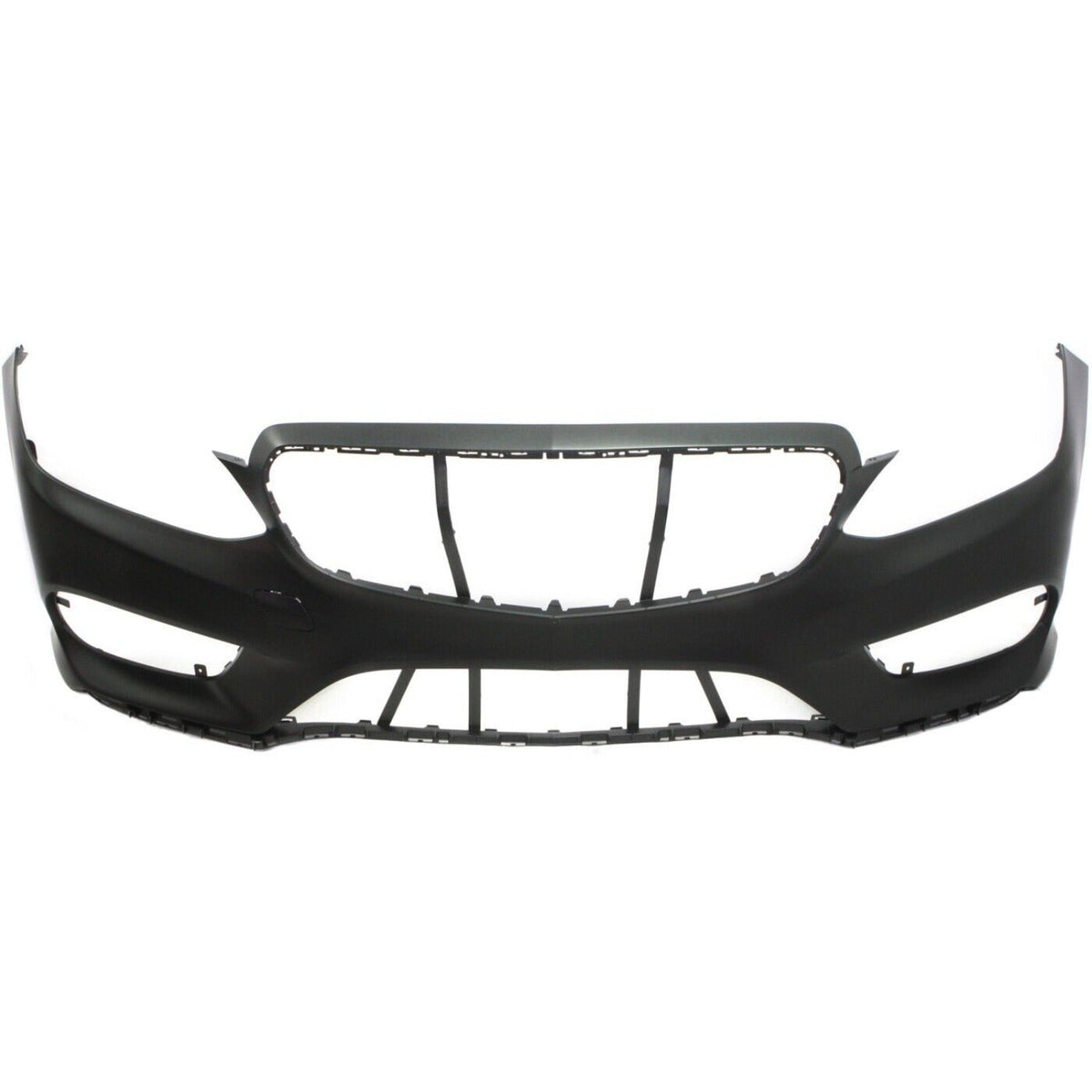 Front Bumper Cover Primed For 2014-2016 Mercedes Benz E-Class With AMG Styling | Parktronic Holes Without HLW Holes Replacement REPBZ010378P