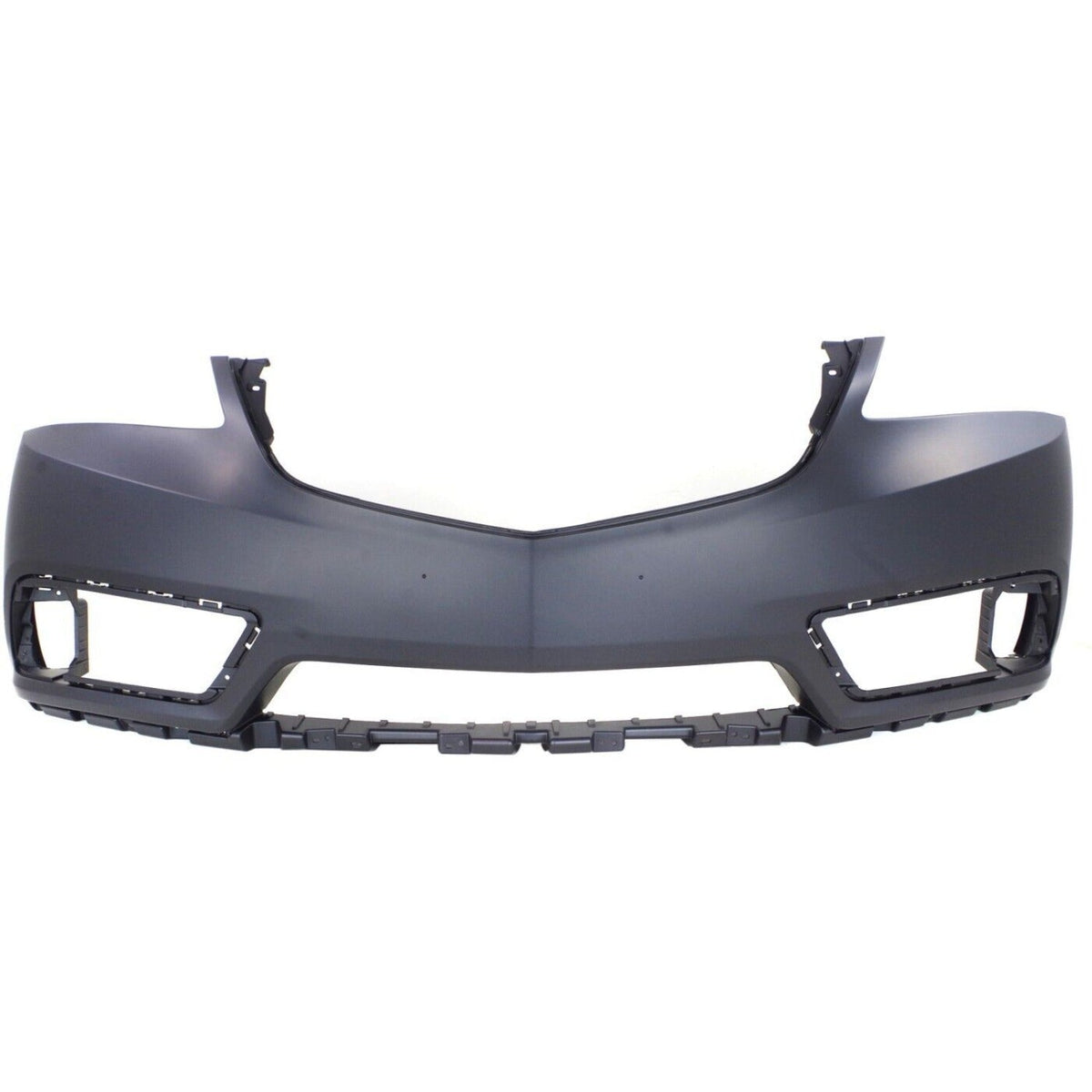 Front Bumper Cover Primed For 2014-2016 Acura MDX Without Parking Aid Sensor Holes and Adaptive Cruise Control CAPA Replacement REPA010348PQ