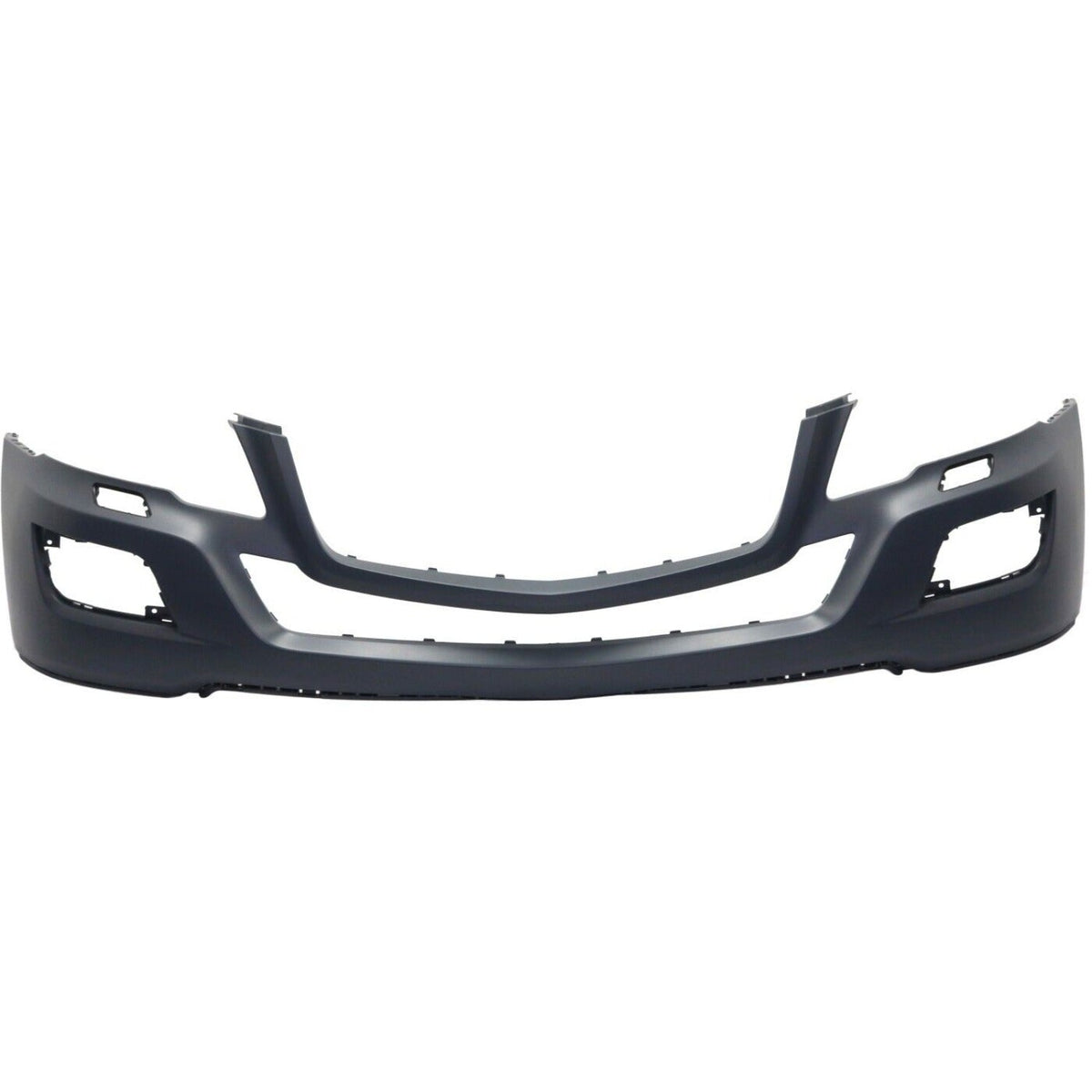 Front Bumper Cover Primed For 2009-2011 Mercedes Benz M-Class With HLW Holes Without Parktronic Holes Replacement REPBZ010350PQ