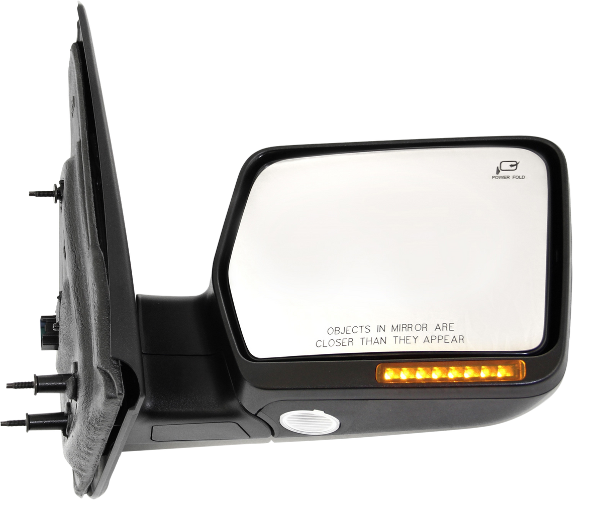 F-150 05-06 MIRROR RH, Non-Towing, Power, Power Folding, Heated, Textured, w/ In-housing Signal Light, w/o Auto Dimming, BSD, and Memory