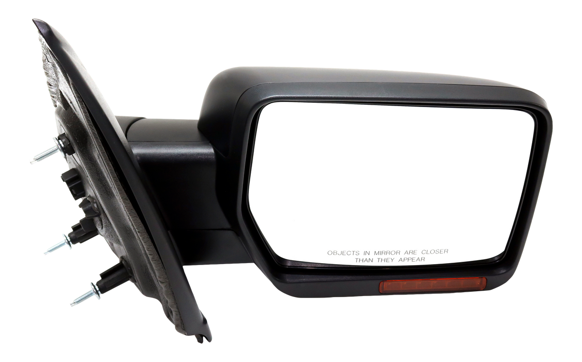 F-150 11-14 MIRROR RH, Non-Towing, Power, Manual Folding, Heated, Paintable, w/ Memory and Signal Light, w/o Blind Spot Glass and Puddle Light