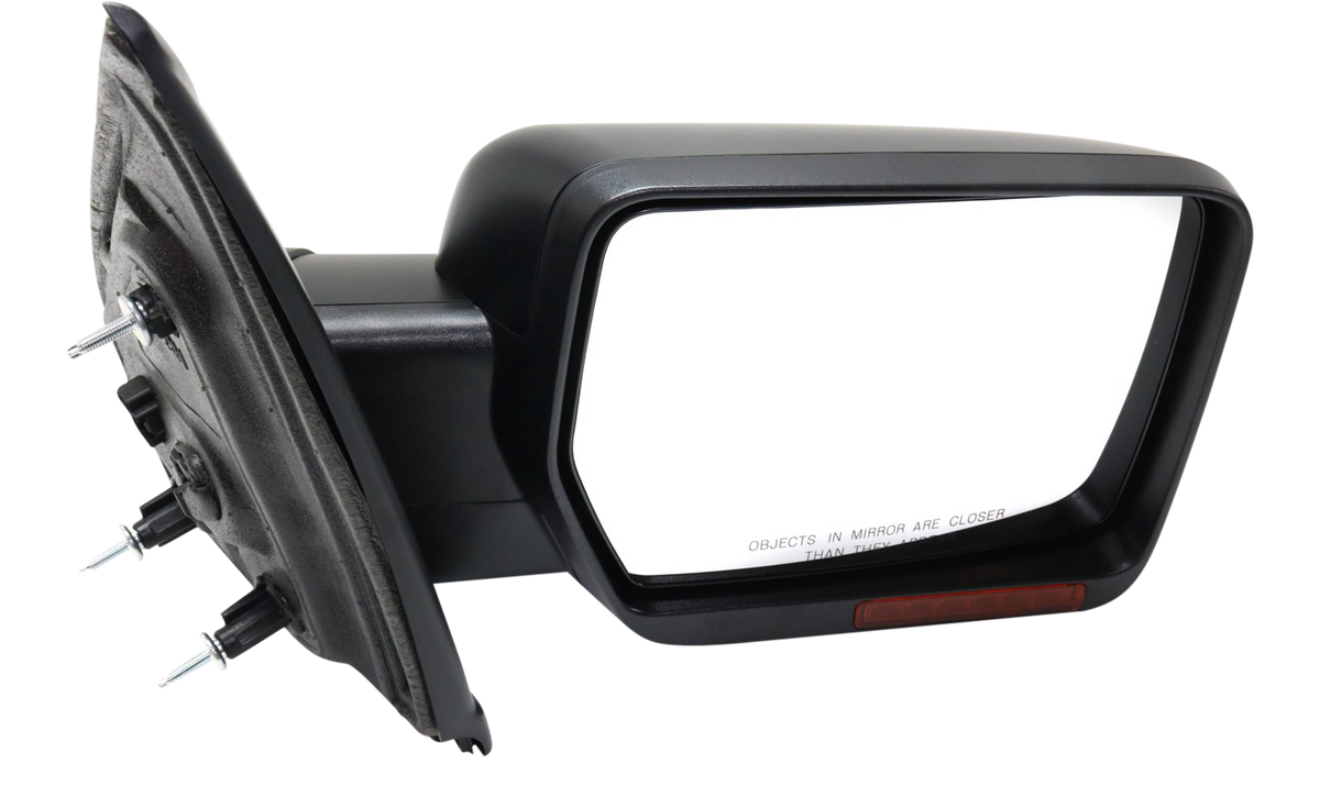 F-150 11-14 MIRROR RH, Non-Towing, Power, Power Folding, Heated, Paintable, w/ Memory, Puddle Light, and Signal Light, w/o Blind Spot Glass