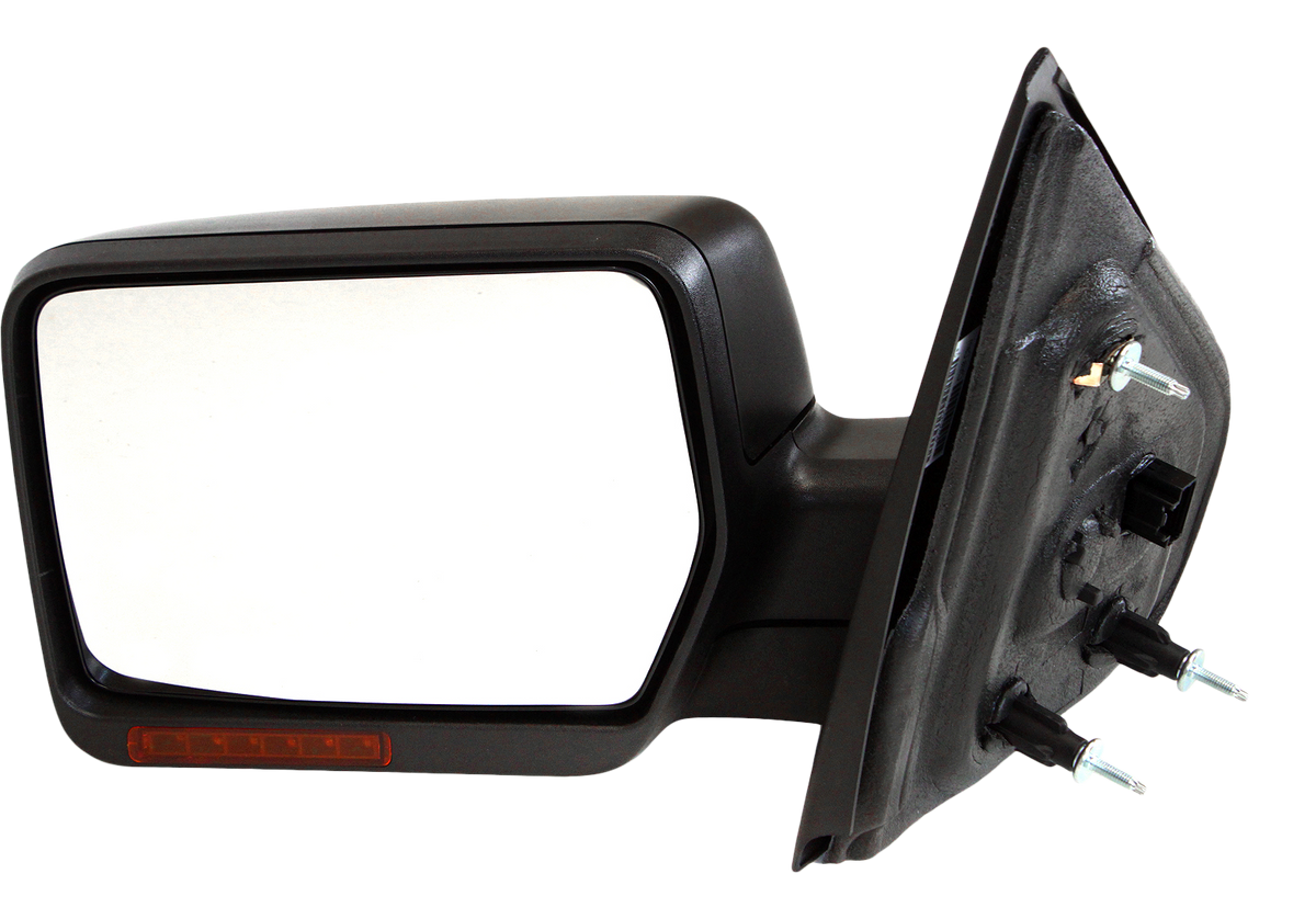 F-150 07-08 MIRROR LH, Non-Towing, Power, Power Folding, Heated, Textured, w/ In-housing Signal Light, w/o Auto Dimming, BSD, and Memory
