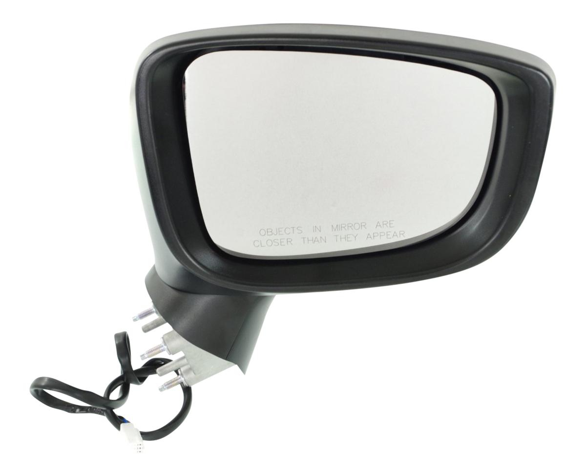 MAZDA 3 14-16 MIRROR RH, Power, Manual Folding, Non-Heated, Paintable, w/o BSD and Signal Light, HB/Sedan, Japan Built Vehicle