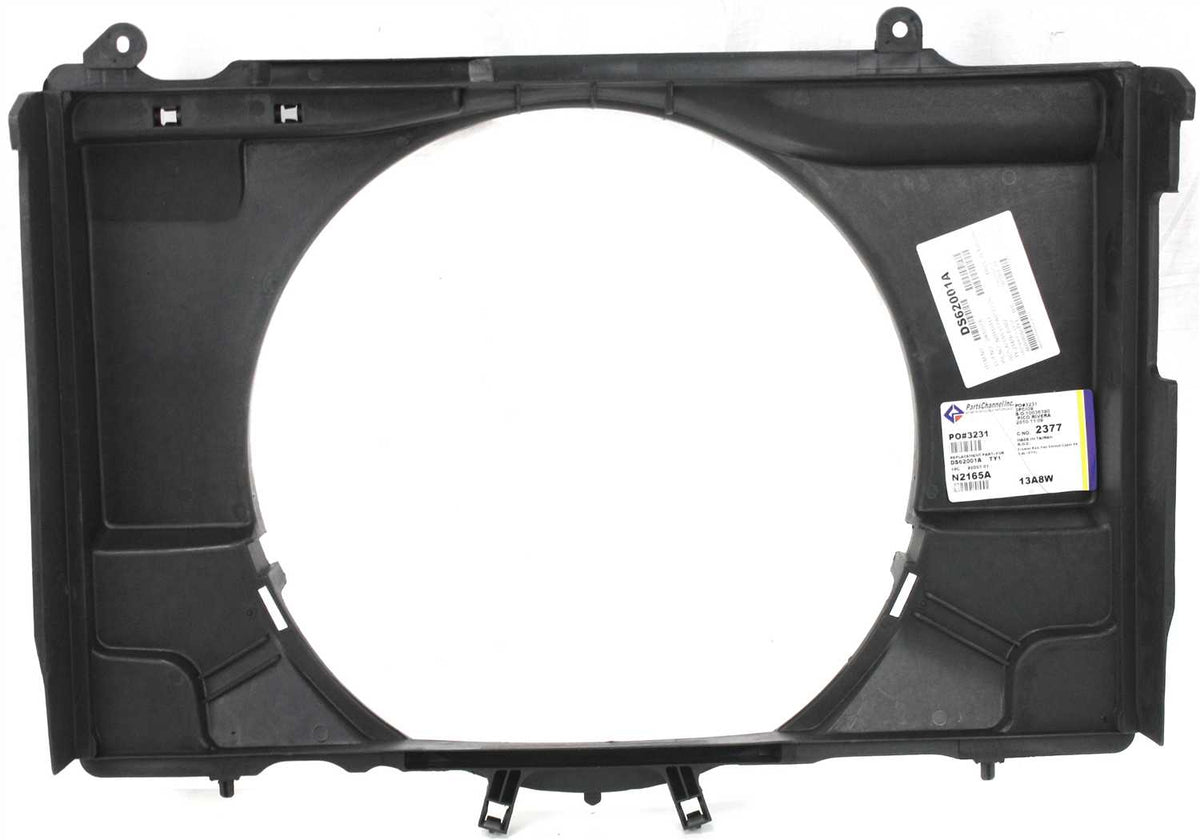 FRONTIER 98-04 RADIATOR FAN SHROUD, Upper, 2.4L Engine