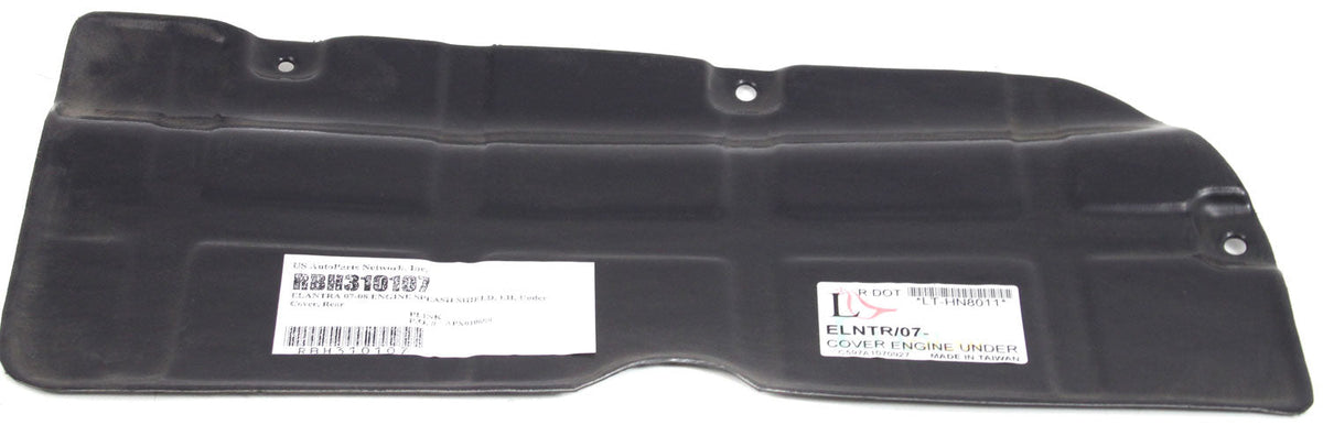 ELANTRA 07-12 / FORTE 10-13 ENGINE SPLASH SHIELD, Under Cover, LH, Rear Section