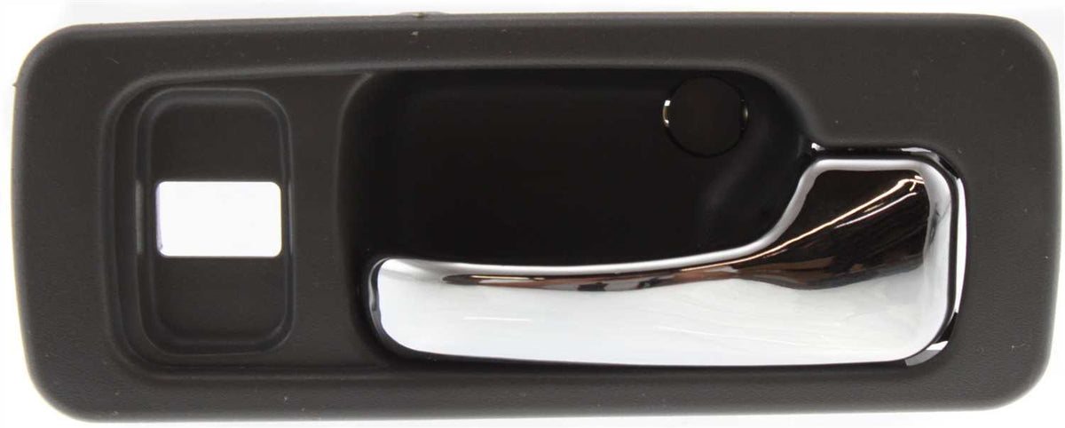 ACCORD 90-93 FRONT INTERIOR DOOR HANDLE RH, Chrome Lever+Gray Housing, w/ Lock Hole, Sedan