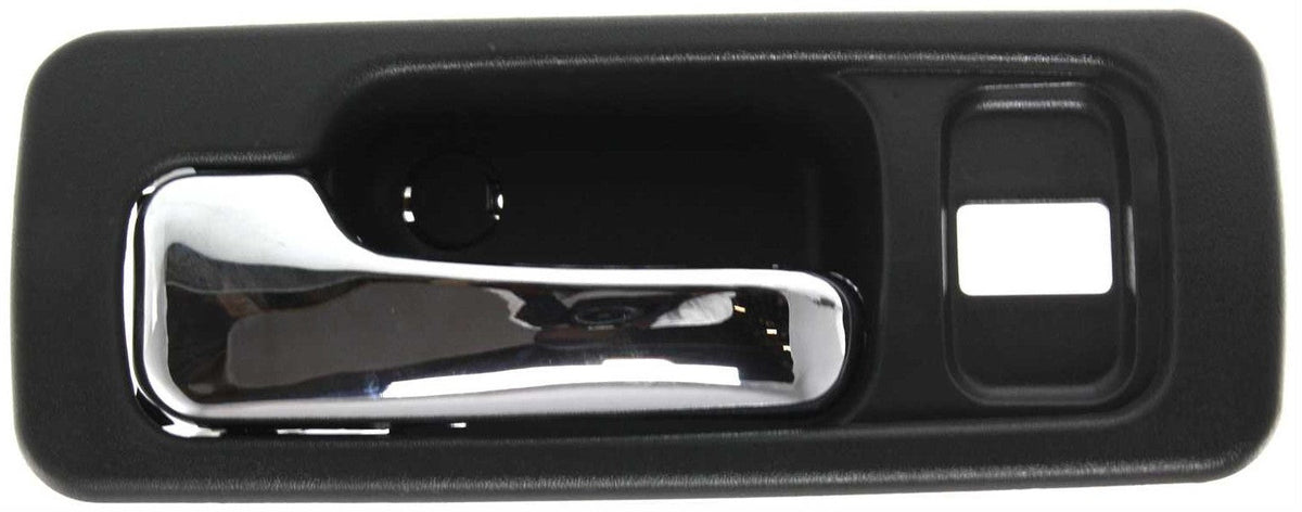 ACCORD 90-93 FRONT INTERIOR DOOR HANDLE LH, Chrome Lever+Gray Housing, w/ Lock Hole, Sedan
