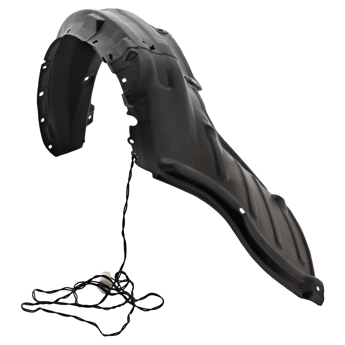 TUNDRA 07-13/SEQUOIA 08-22 FRONT FENDER LINER RH, Rear Section, Plastic, Vacuum Form, (10-22, w/o Cold Climate Spec)