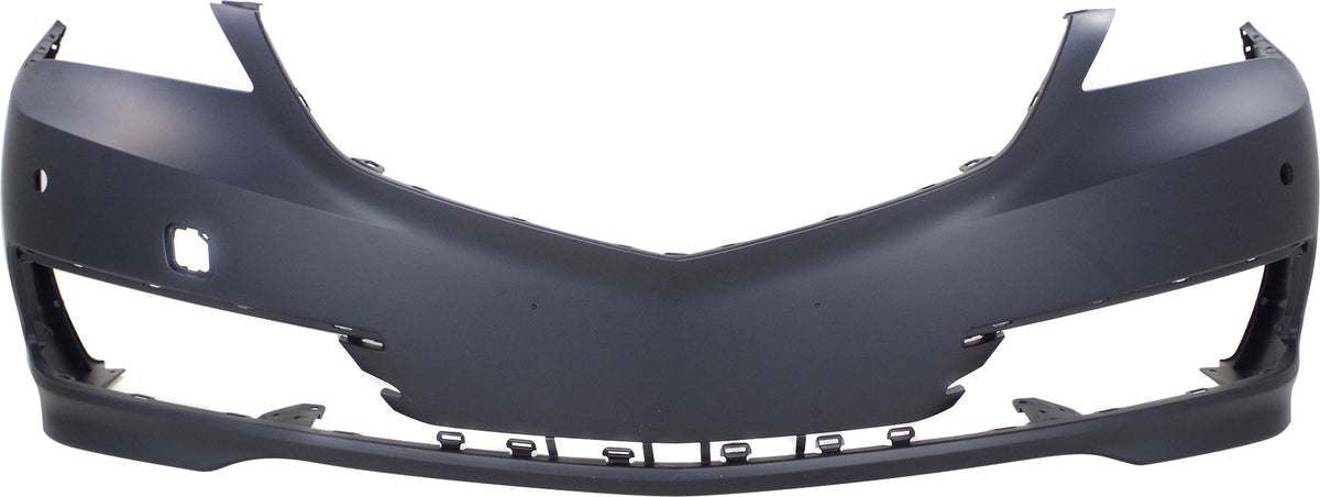TLX 15-17 FRONT BUMPER COVER, Primed, w/o Headlight Washer Holes, w/ Parking Aid Snsr Holes