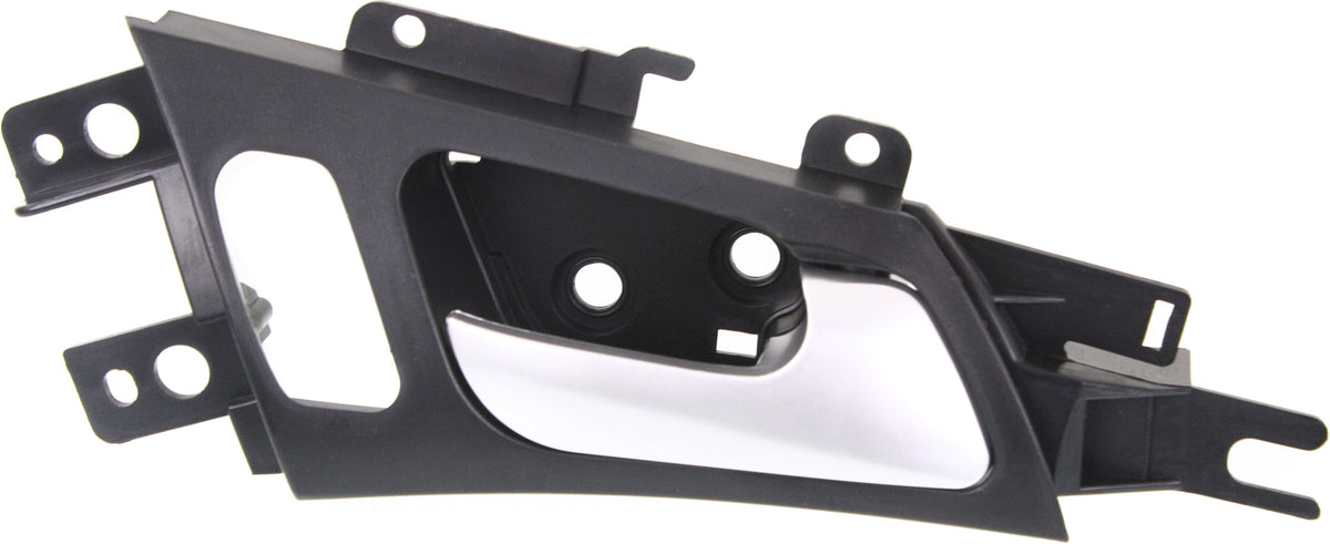 TL 04-08 FRONT INTERIOR DOOR HANDLE RH, Satin Chrome Lever + Black Housing, w/o Power Switch