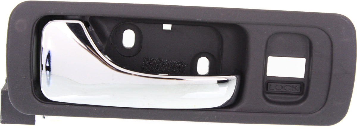 ACURA RL 96-04 FRONT INTERIOR DOOR HANDLE LH, Chrome Lever + Gray Housing, Plastic + Small Metal