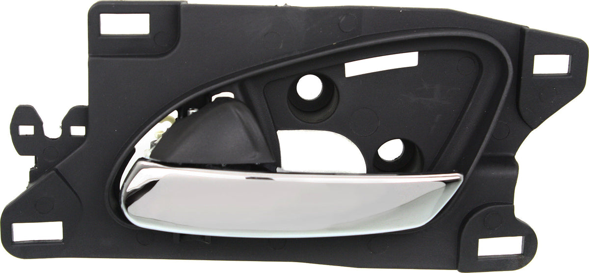 RDX 07-12 FRONT INTERIOR DOOR HANDLE LH, Chrome Lever + Black Housing, Plastic + Metal