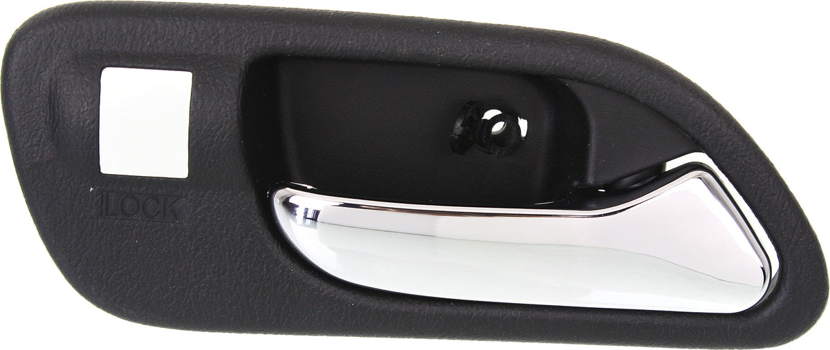 TL 99-03/MDX 01-06 FRONT INTERIOR DOOR HANDLE RH, Chr Lever+Black Housing, Plastic