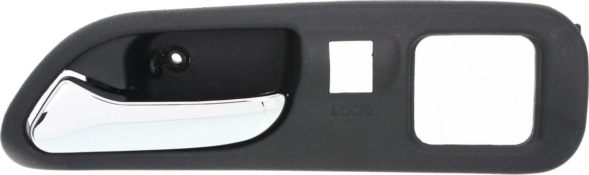 TL 99-03/MDX 01-06 INTERIOR FRONT DOOR HANDLE Left, Chr Lever+Black Housing, Plas, (MDX-w/ Touring Pkg)