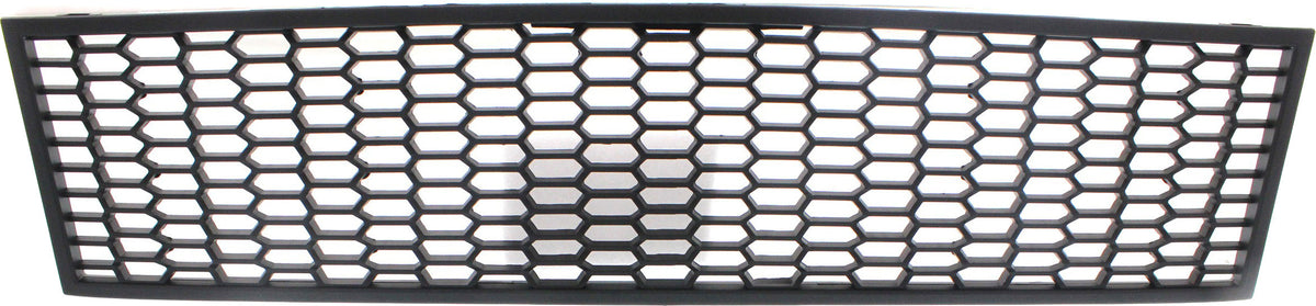 5-SERIES 11-16 FRONT BUMPER GRILLE, Center, Textured Black, w/ M Pkg, w/o Active Cruise Control, Sedan