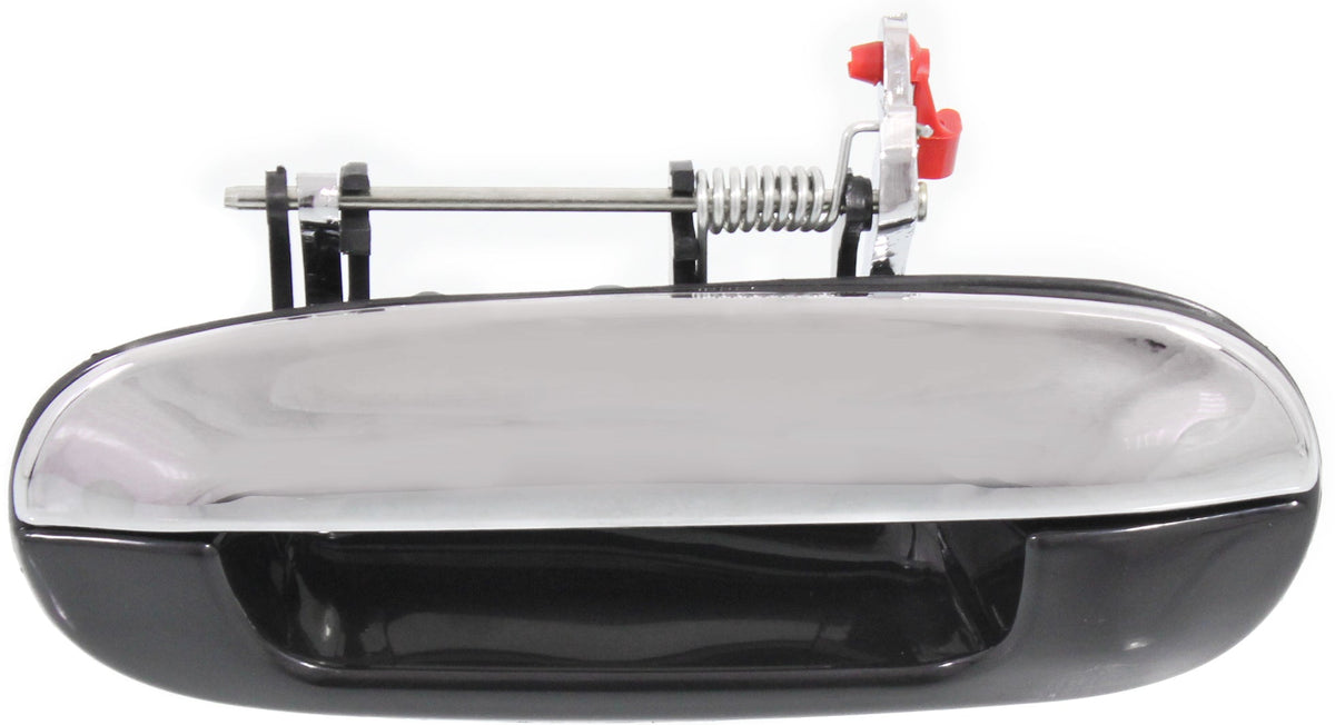 TRAILBLAZER/ENVOY 08-09 REAR EXTERIOR DOOR HANDLE LH, Chrome Trim, 2-row seating