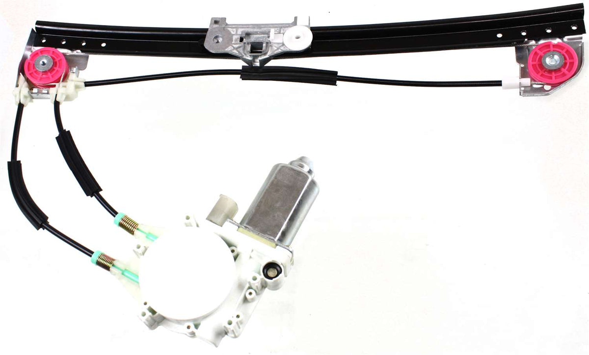 5-SERIES 97-99 REAR WINDOW REGULATOR LH, Power, w/ Motor, To 3-99