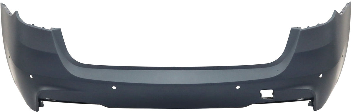 3-SERIES 14-19 REAR BUMPER COVER, Primed, w/ M Sport Package, w/ Park Distance Control Sensor Holes, Wagon