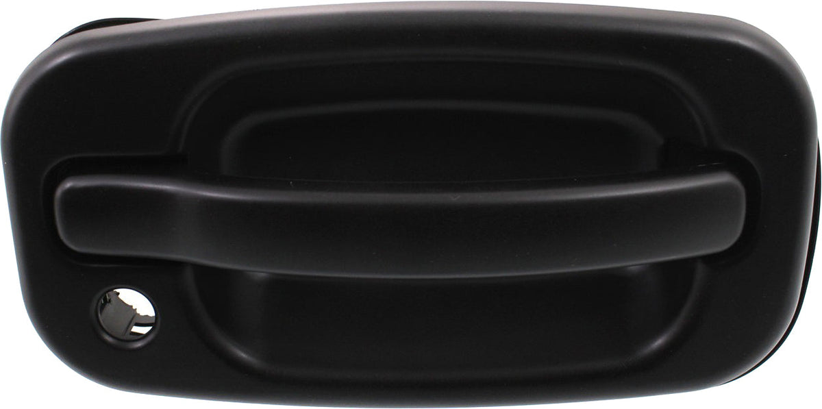 TAHOE/YUKON 00-06 REAR EXTERIOR DOOR HANDLE, Back Door, Smooth Black, Split Type Door