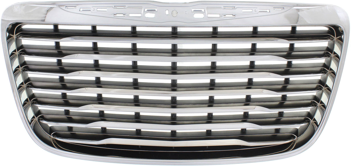 CHRYSLER 300 11-14 GRILLE, Chrome Shell/Painted Black Insert, w/ Chr Trim, Factory Installed, w/o Pedestrian Protection, Code MF5
