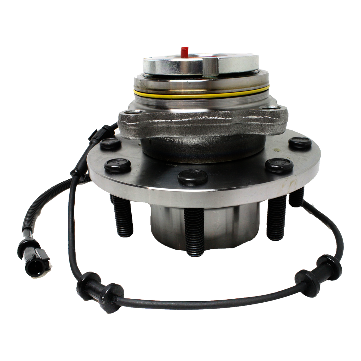 F SERIES SUPER DUTY PICKUP 99-04 FRONT HUB ASSEMBLY RH=LH, 8 Studs, 8 x 6.69 in. Bolt Pattern, 55-spline, Tapered Bearing Type