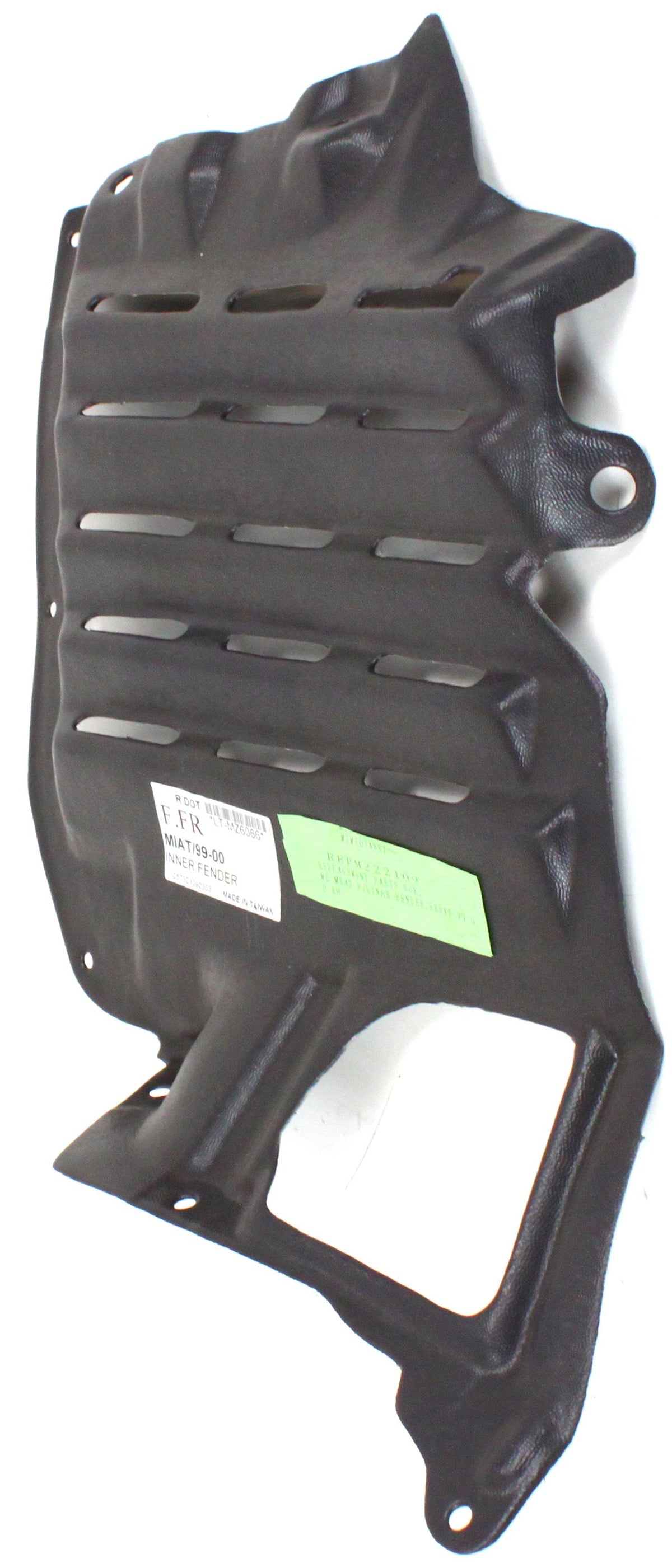 MIATA 99-00 FRONT FENDER LINER RH, Front Section
