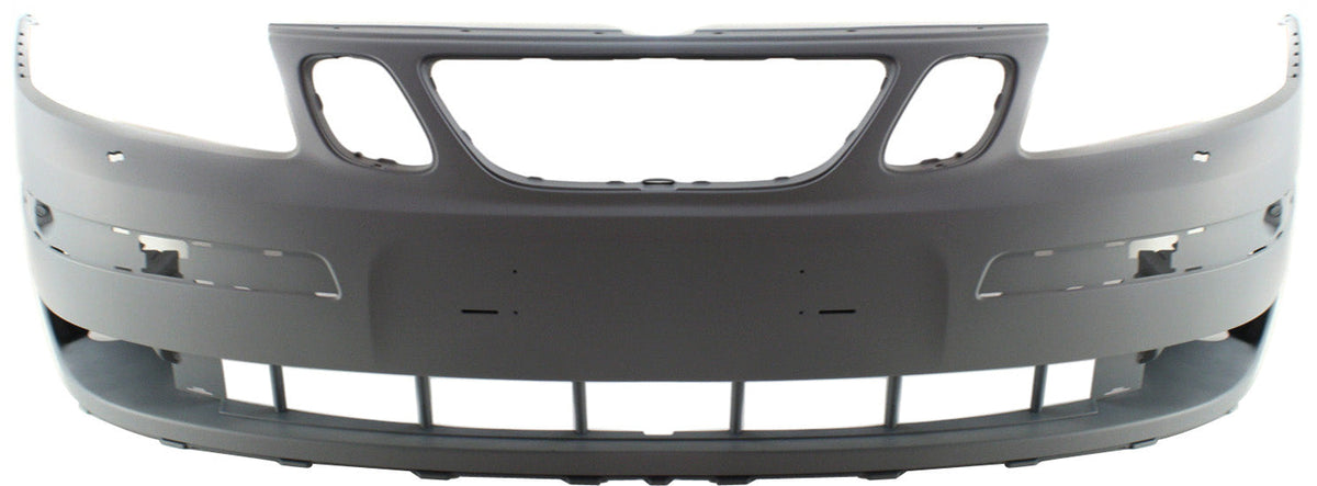 SAAB 9-3 04-07 FRONT BUMPER COVER, Primed, w/ Headlight Washer Holes