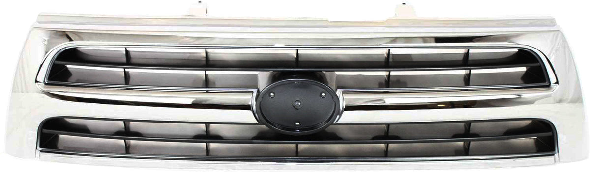 4RUNNER 99-00 GRILLE, Chrome Shell/Silver Black Insert, 4 Cyl/6 Cyl