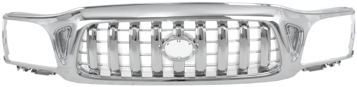 TACOMA 01-04 GRILLE, Mesh Insert, Chrome Shell and Insert, w/o S-Runner Model