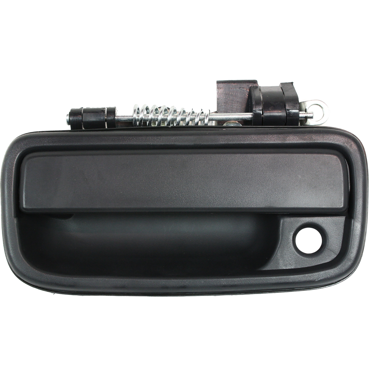 TACOMA 95-04 FRONT EXTERIOR DOOR HANDLE LH, Textured Black, w/ Keyhole