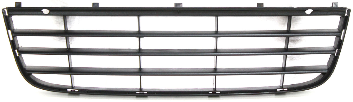 JETTA 05-10 FRONT BUMPER GRILLE, Center, Textured Black, w/o Chrome Moulding